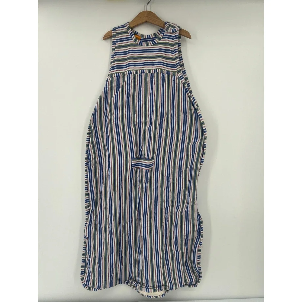 Merino Kids Organic Cotton Go Go Bag Sleep Sack 0.5 TOG Striped Toddler 2-4Y